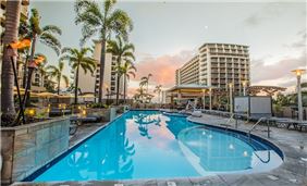Pool at Sunset
