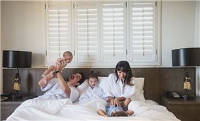 Family in Suite