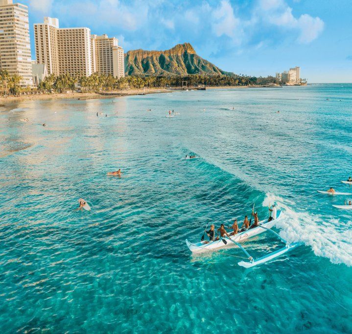 Aerial View of Honolulu, Hawaii