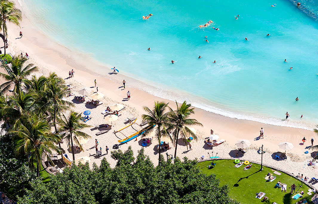 Stay reason at beach in Honolulu, Hawaii Hotel