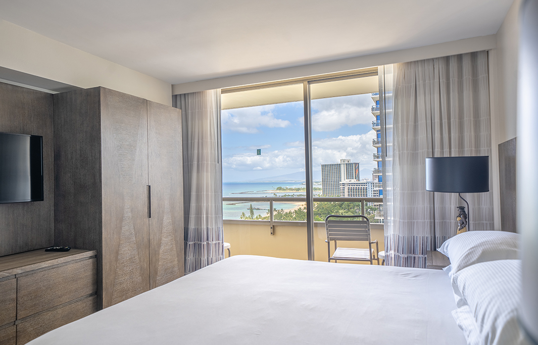 Corner Premium View In Honolulu Hawaii Hotel