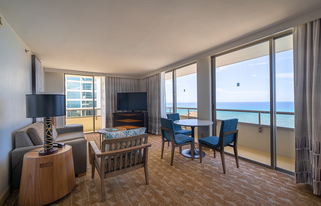 Corner Premium View In Honolulu Hawaii Hotel