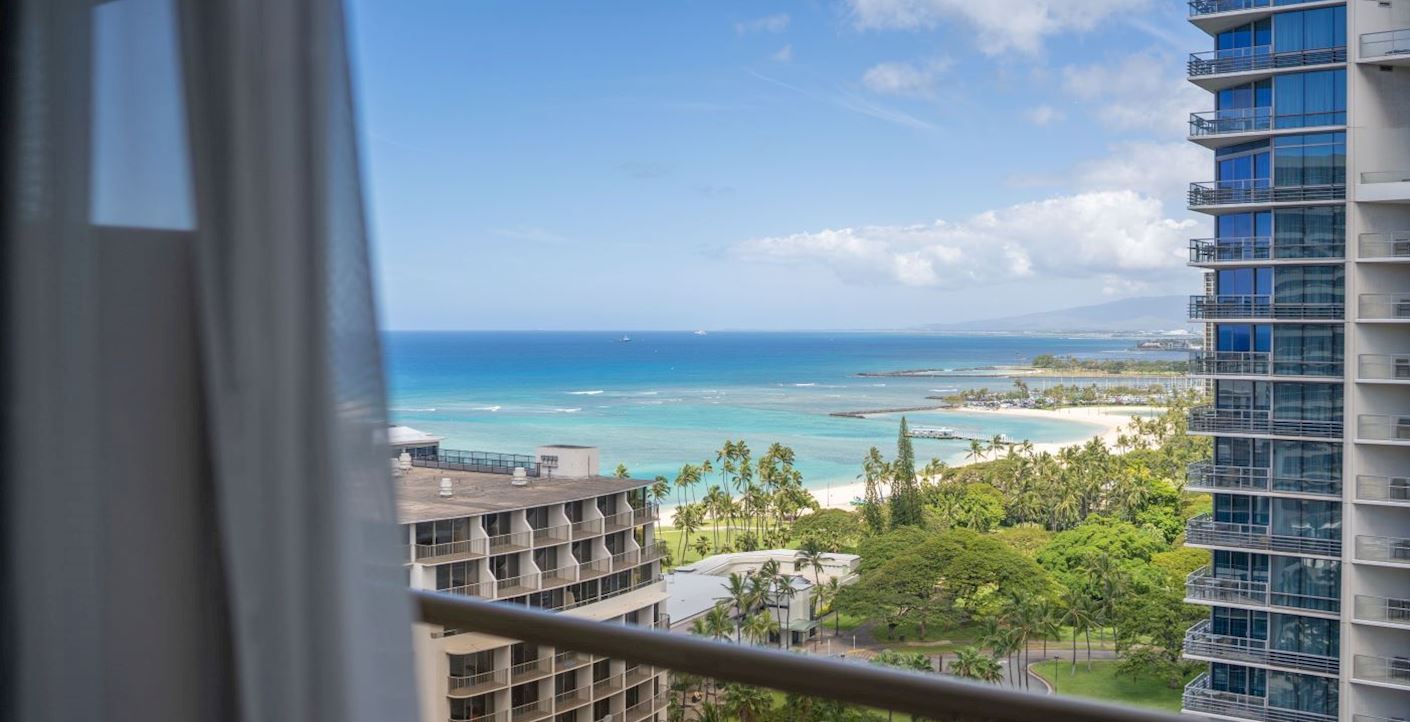 Ocean View of Honolulu Hawaii Hotel