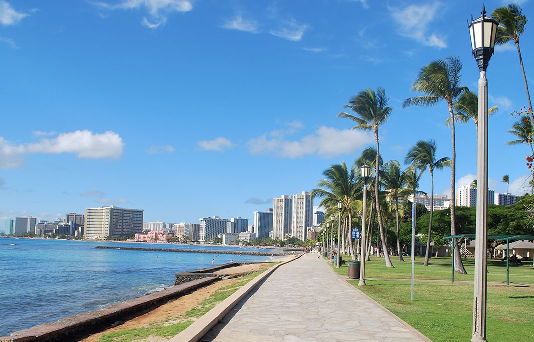 Kapiolani Park Beach of Honolulu, Hawaii Hotel