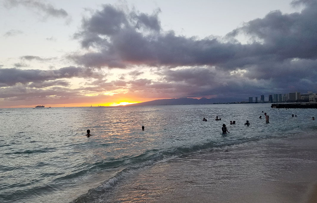 San Souci Beach of Honolulu, Hawaii Hotel